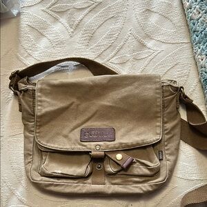 Khaki Crossbody Bag